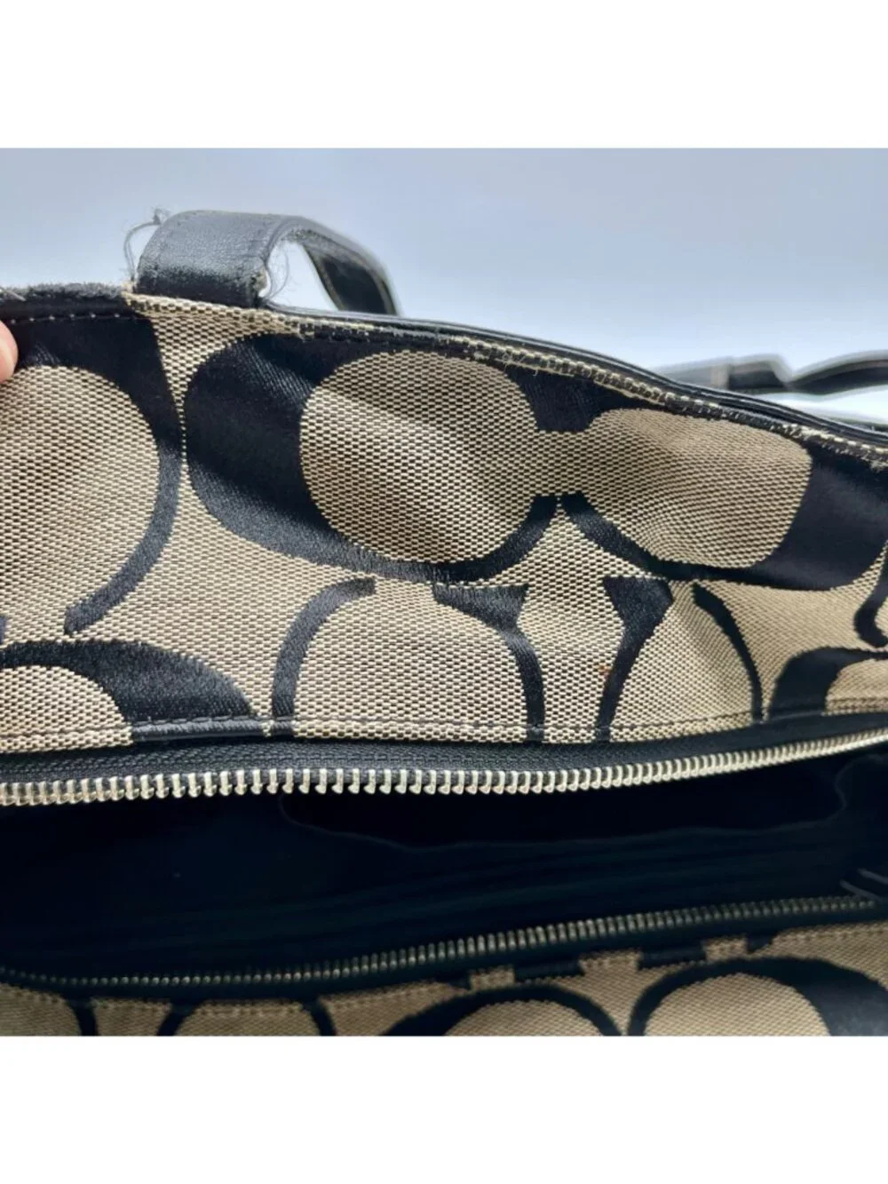 Coach Signature Canvas Diaper Bag F13803